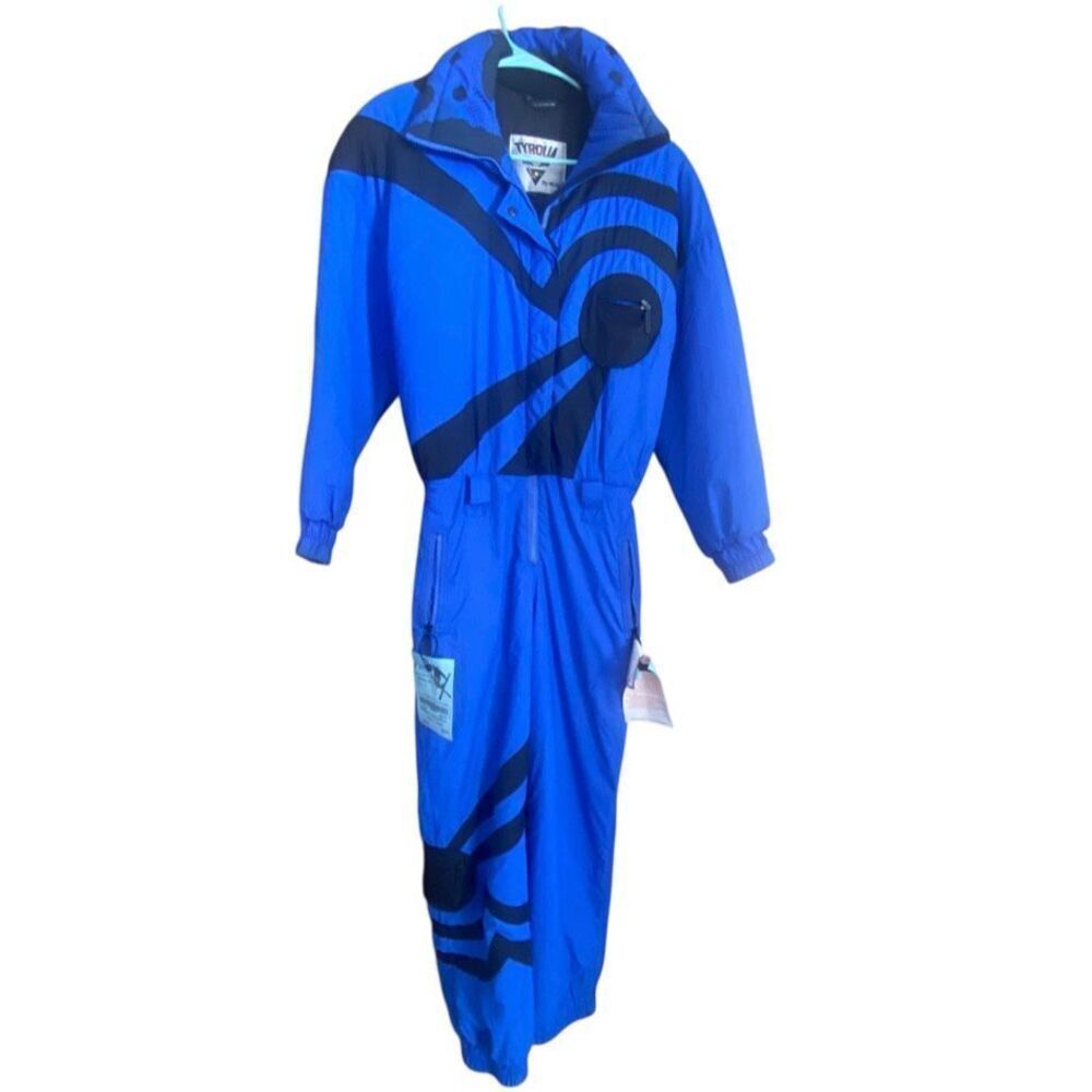 Tyrolia by Head Women’s Vintage Blue Ski Suit Snowsuit Size 4 80s